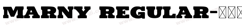 Marny Regular字体转换